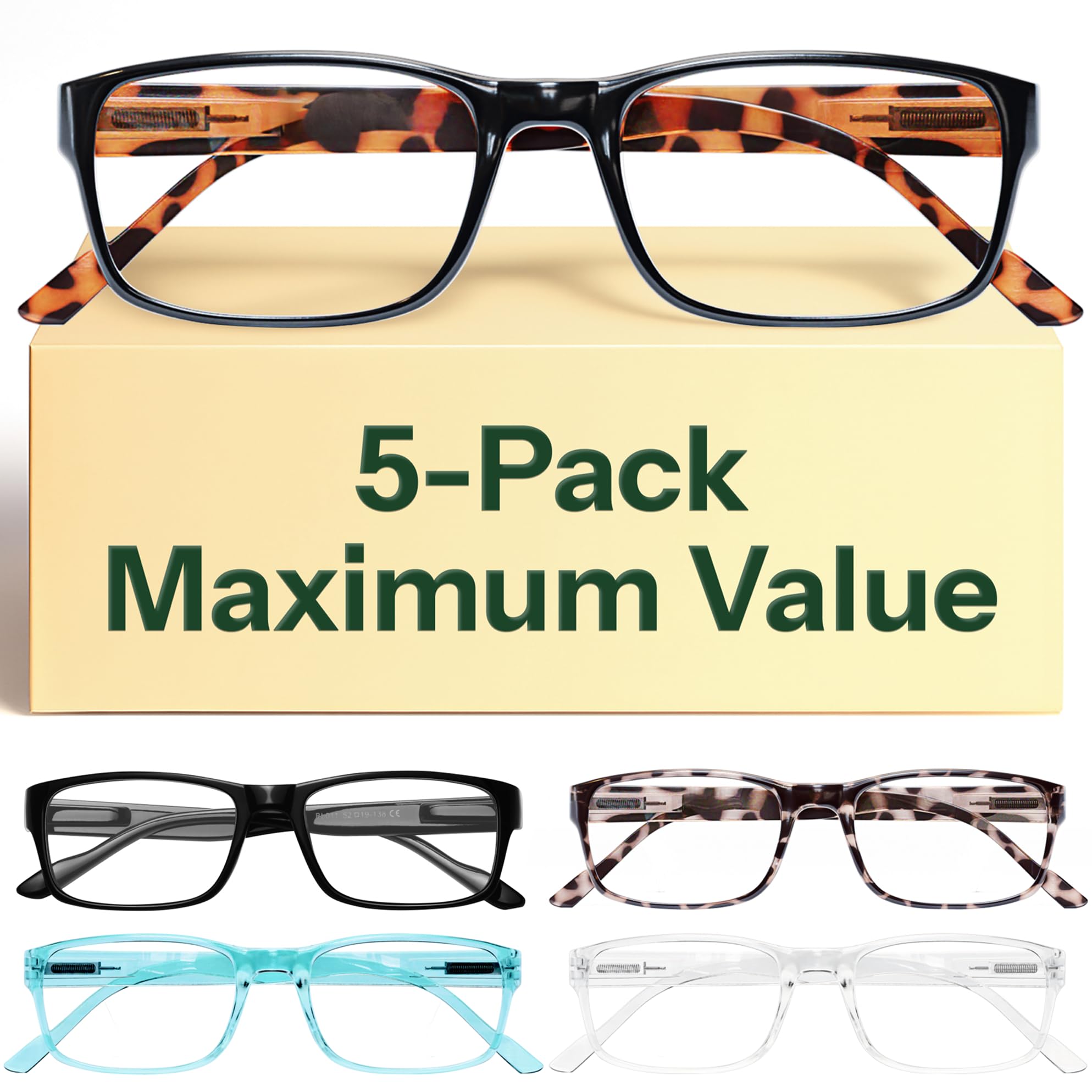Gaoye pack frontal mostrando cinco pares para disponibilidad inmediata y ahorro