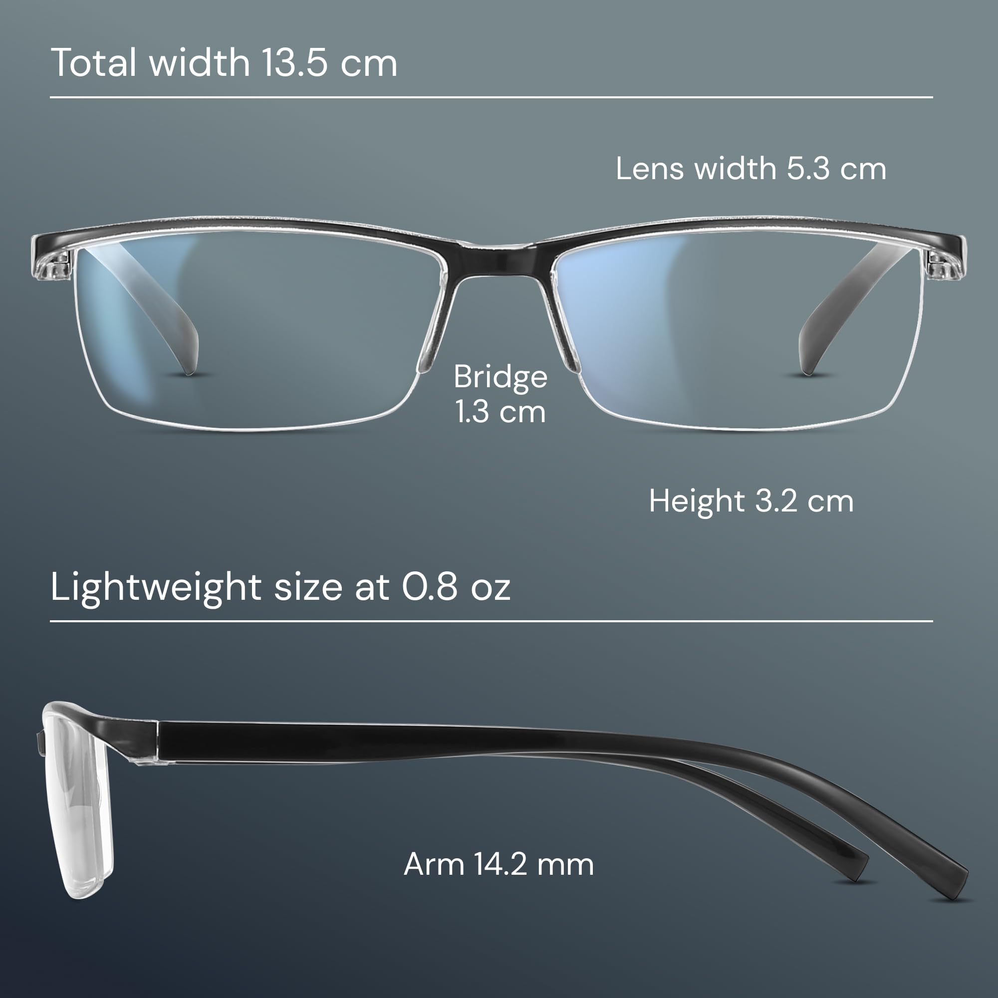 Gaoye gafas en uso leyendo al aire libre, cómodo y sin deslumbramiento
