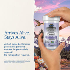 Garden of Life caja abierta con cápsulas vegetarianas listas para uso