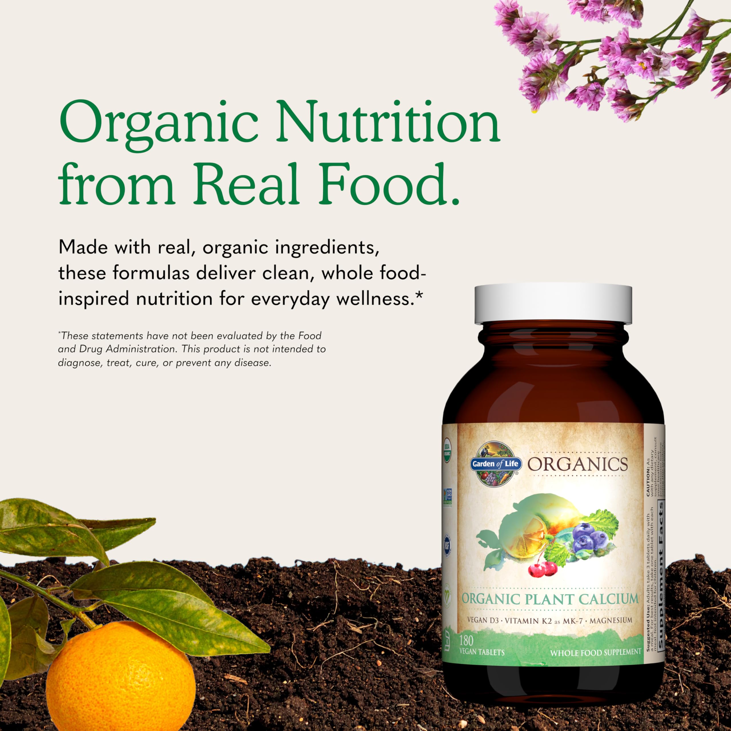 Garden of Life ingredientes de frutas y verduras que aportan nutrientes