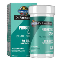 Garden of Life envase frontal mostrando el producto y beneficios claros