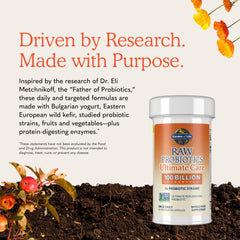 Garden of Life sello de certificaciones Non-GMO y Gluten-Free visible en etiqueta