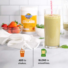 Estética de cocina con frasco Garden of Life integrándose en rutina saludable