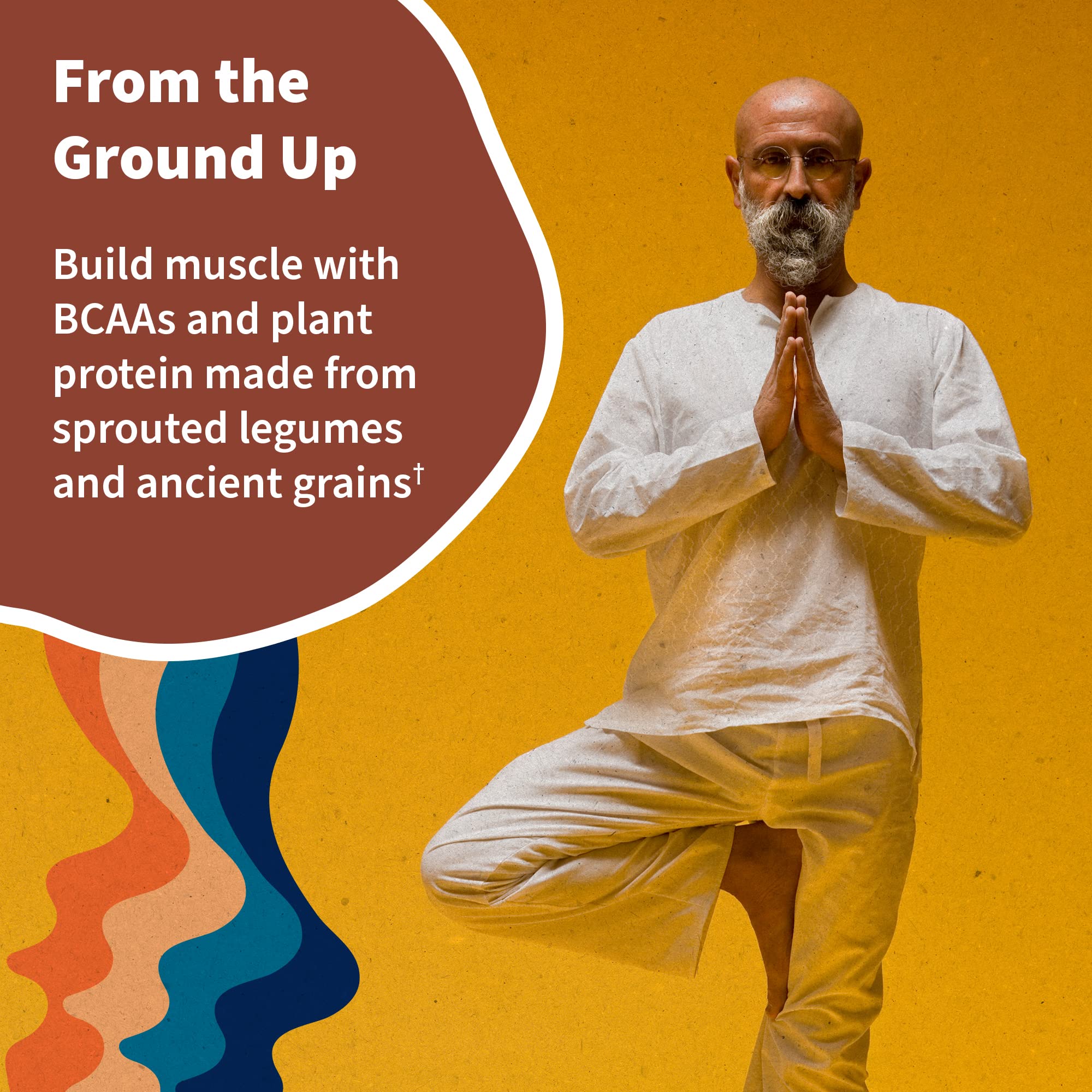 Garden of Life etiqueta con sellos USDA Organic y Non-GMO para confianza