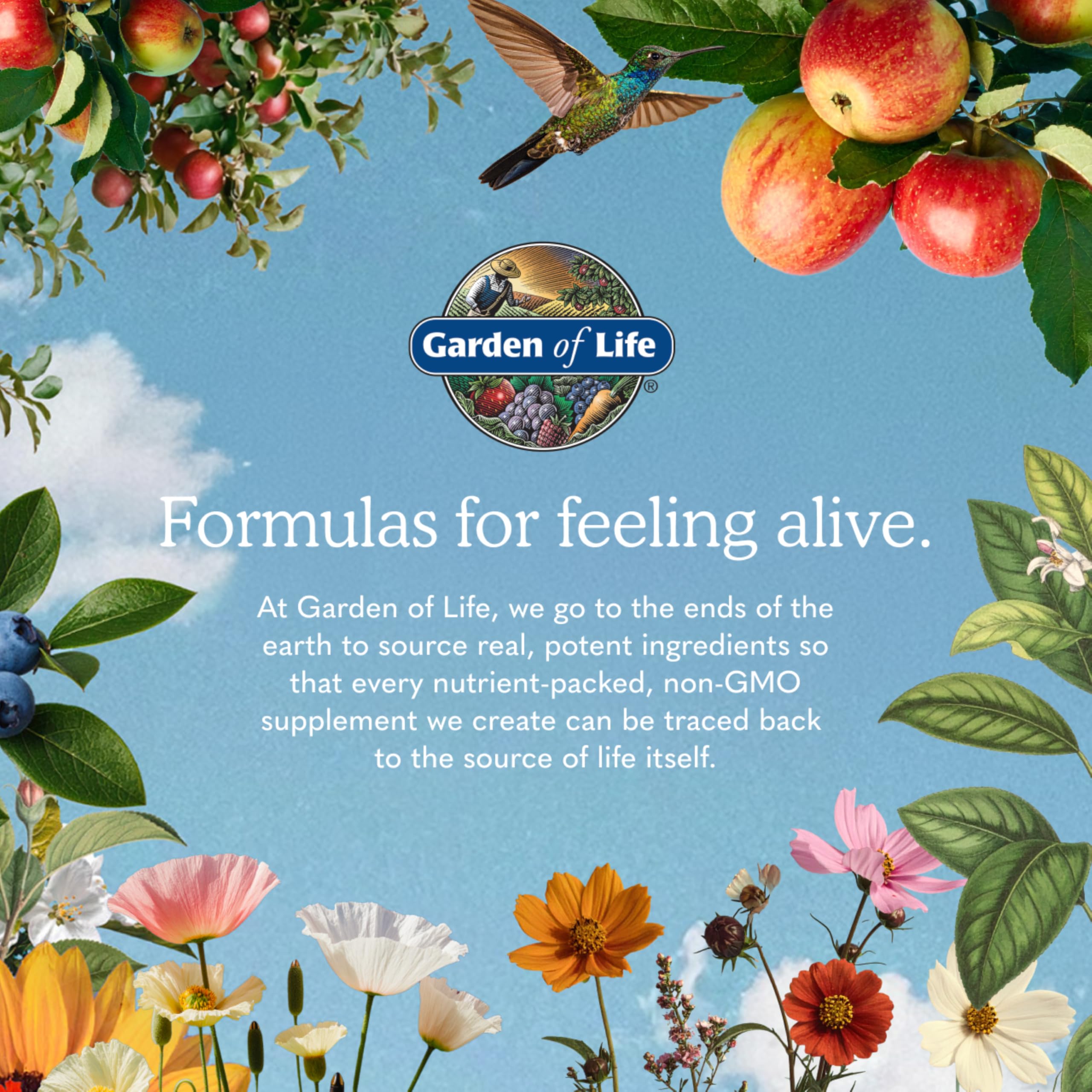 Estilo de vida activo con Garden of Life en la mesa de cocina saludable