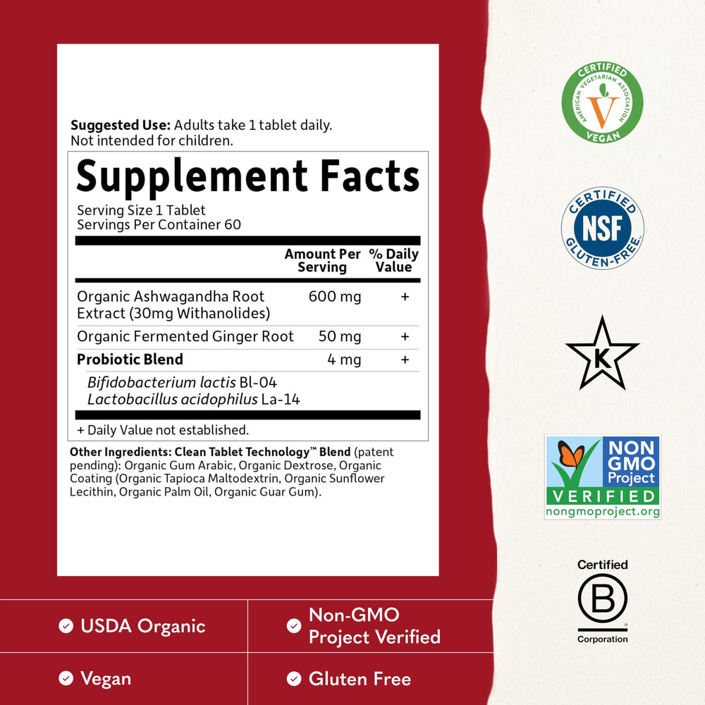 Garden of Life etiqueta con certificaciones orgánicas y sin gluten para seguridad