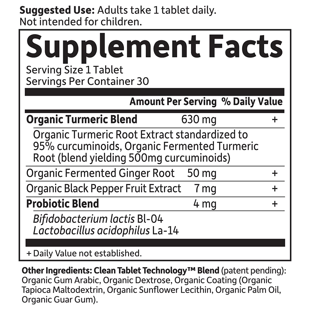 Etiqueta con certificaciones USDA Organic y Non‑GMO Project Garden of Life