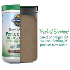 Garden of Life ingredientes: brotes y pastos frescos, densidad nutricional