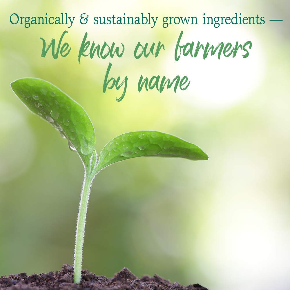 Garden of Life primer plano de ingredientes vegetales concentrados