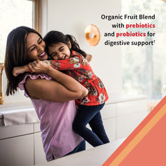 Mezcla orgánica de frutas usada en Garden of Life CoQ10 gomitas, su aporte natural al sabor