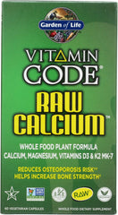 Garden of Life imagen de la etiqueta interna con lista de ingredientes clave