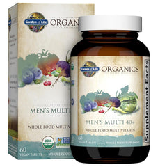 Garden of Life envase frontal mostrando multivitamínico 40+ y claridad de uso