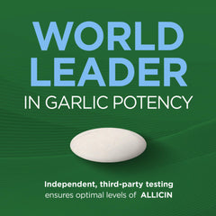 Etiqueta Garlique con lista de ingredientes y garantías de calidad