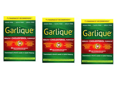 Garlique frasco frontal mostrando el envase y la marca para almacenamiento seguro