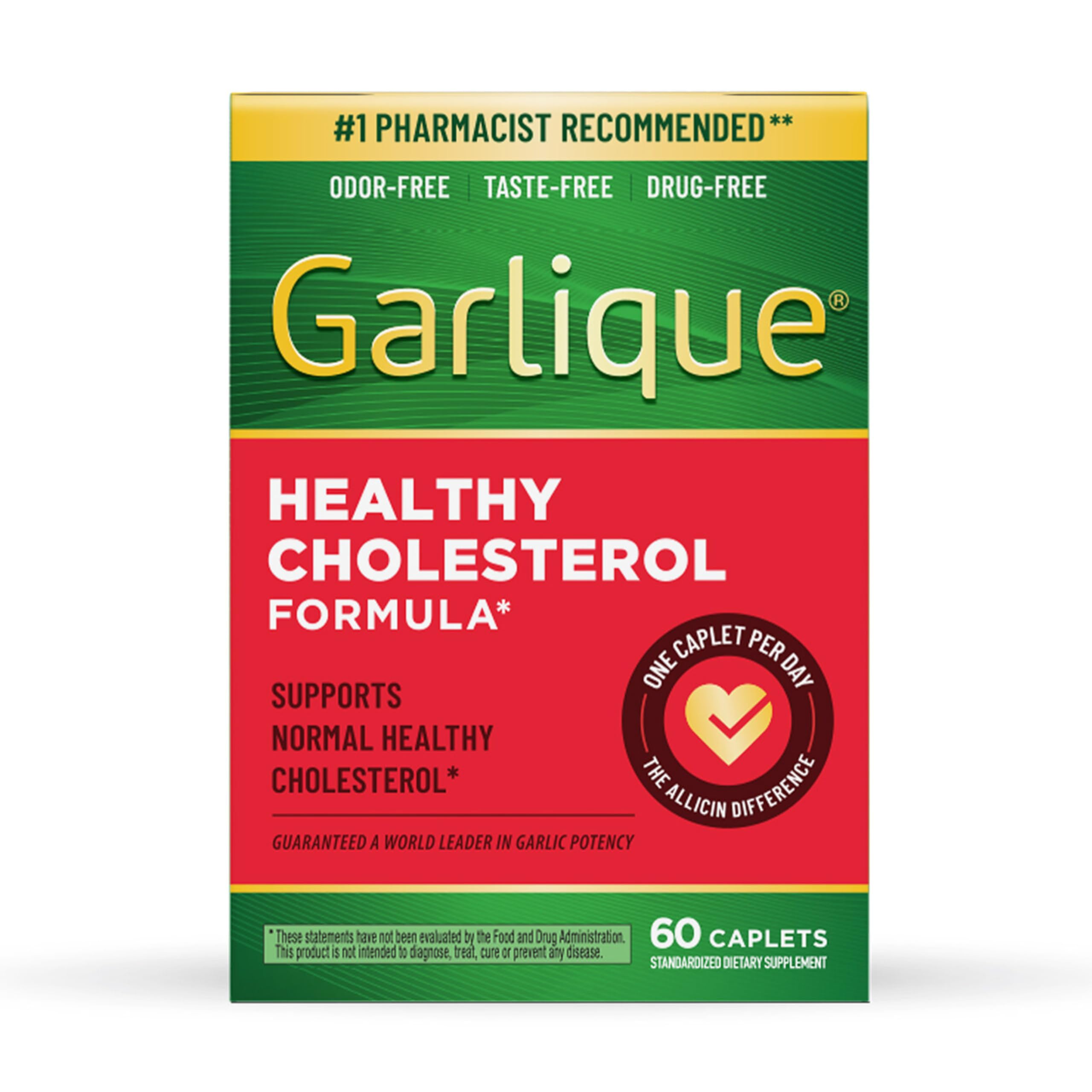 Garlique envase frontal mostrando etiqueta y beneficio cardiovascular