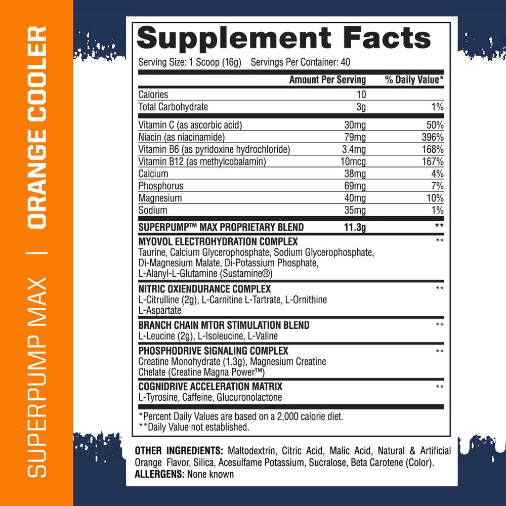 Gaspari SuperPump MAX polvo textura fina mostrando mezcla instantánea y fácil disolución