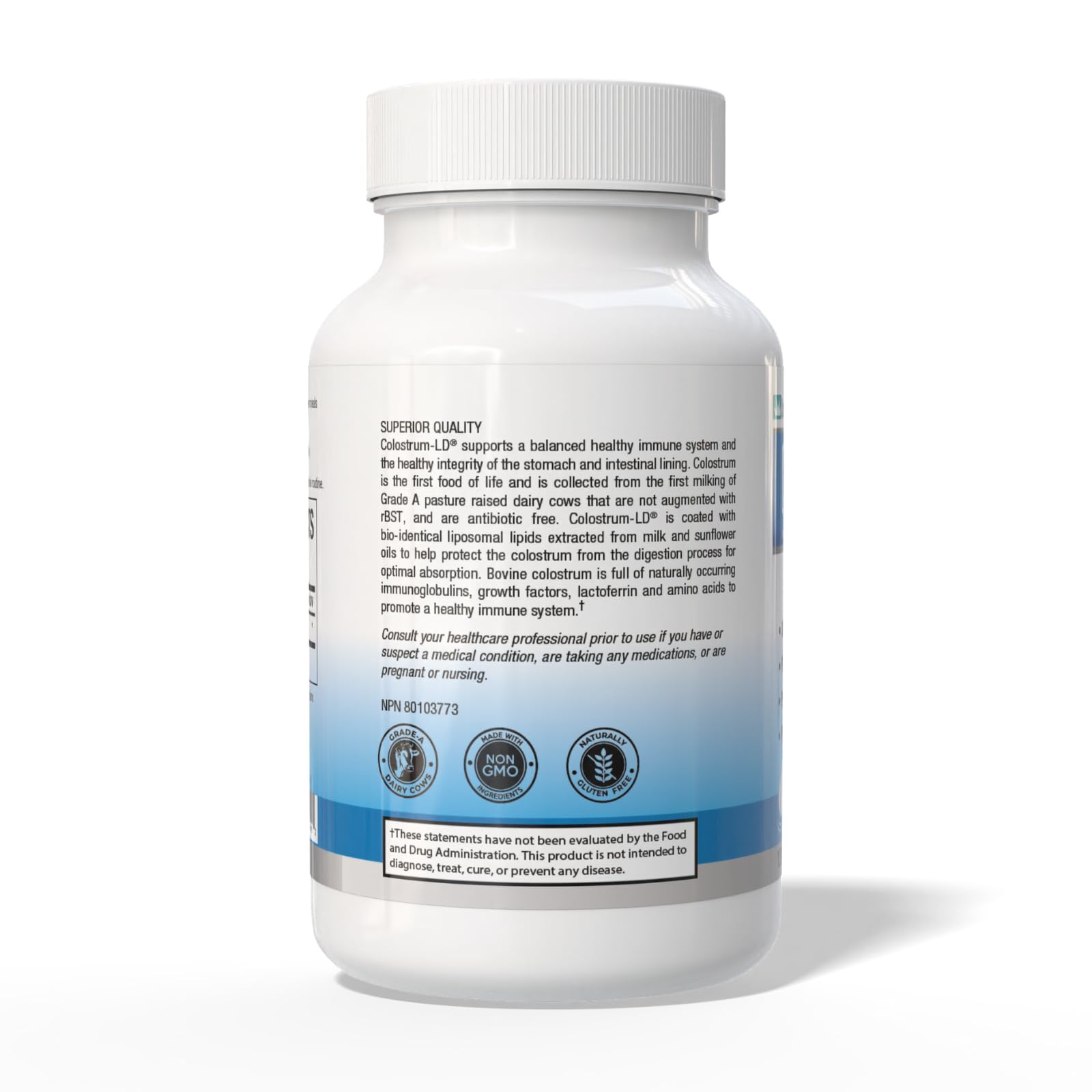 GastroDefense cápsulas extraídas de la botella para ver su tamaño y forma