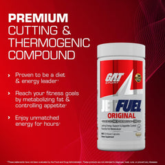 GAT SPORT JETFUEL en ambiente de gimnasio sugiere energía para entrenar
