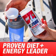 GAT SPORT JETFUEL comparación de tamaño con mano para referencia de porción