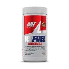 GAT SPORT JETFUEL frente del envase mostrando etiqueta y beneficio energético