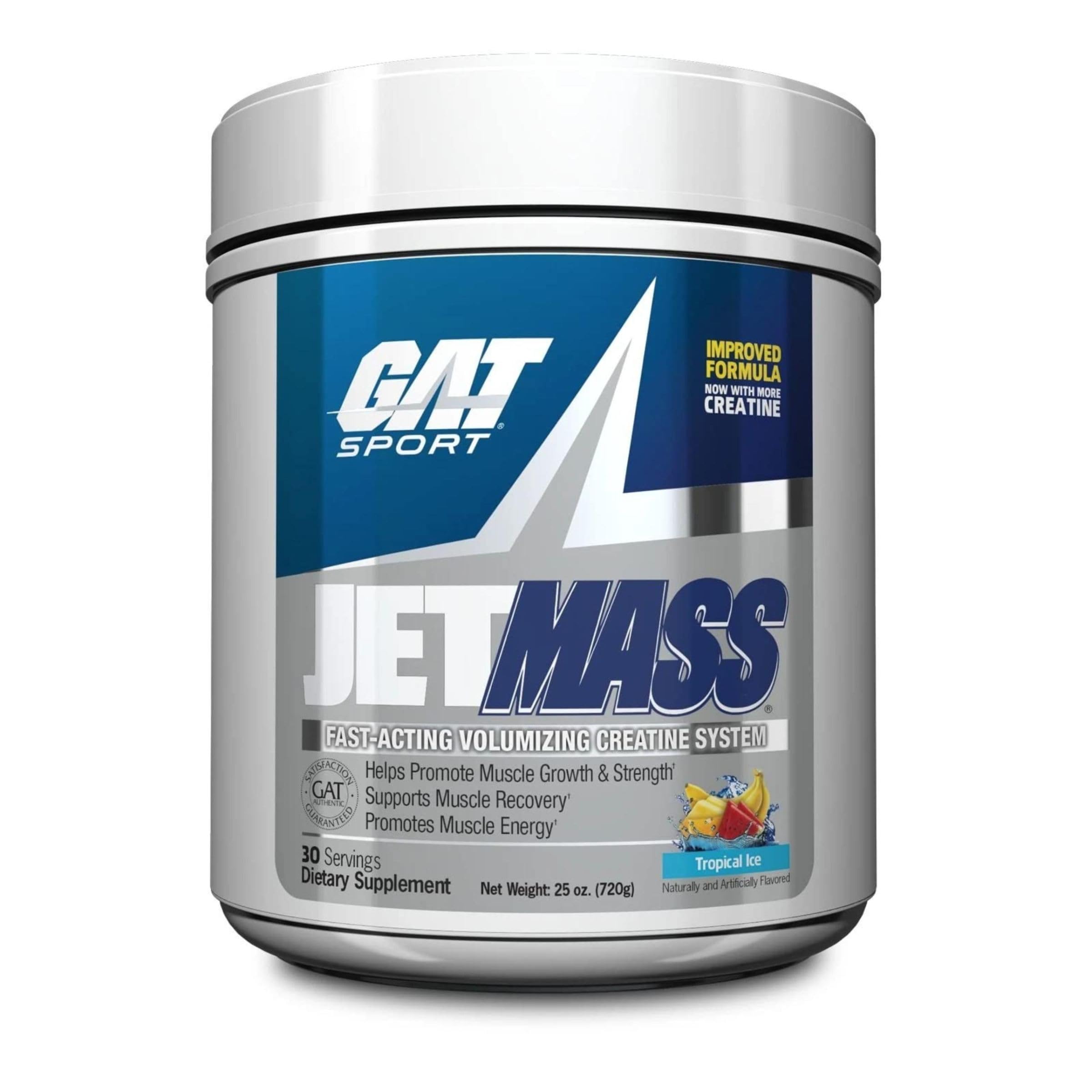 GAT SPORT envase frontal mostrando la etiqueta y beneficios para rendimiento