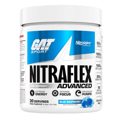 GAT SPORT frasco frontal azul raspberry mostrando diseño y marca para identificar producto