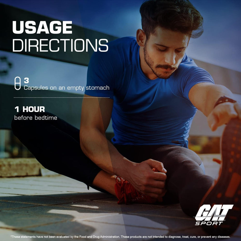 GAT SPORT ingredientes (magnesio, zinc, B6) ilustrados, enfoque en calidad