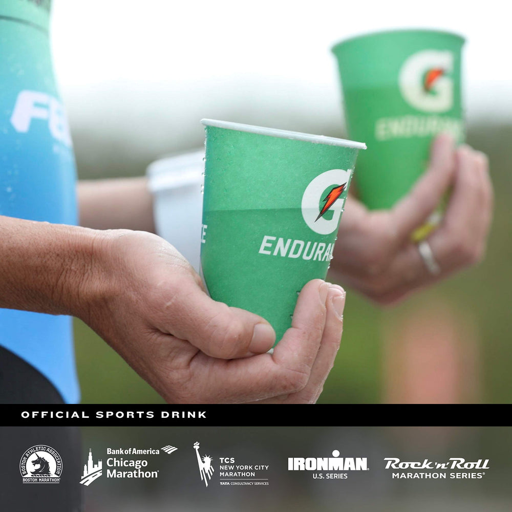 Etiqueta nutricional de Gatorade Endurance mostrando sodio y potasio para sesiones largas