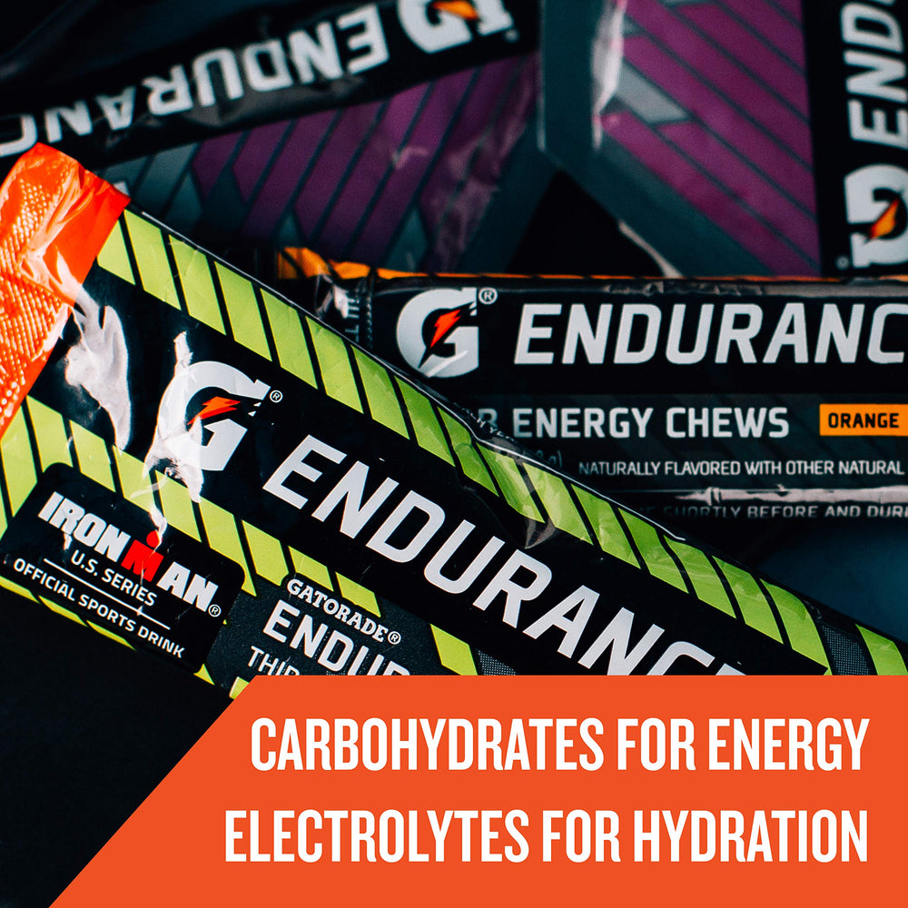 Paquete de 12 sobres Gatorade Endurance agrupados, marca lista para varios entrenos