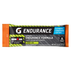 Gatorade Endurance sobre frontal mostrando marca y sabor limón-lima, hidratación práctica