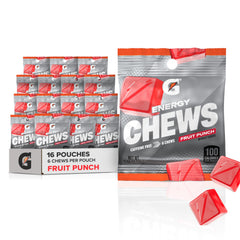 Gatorade frente del paquete Fruit Punch con identificación clara y fácil transporte
