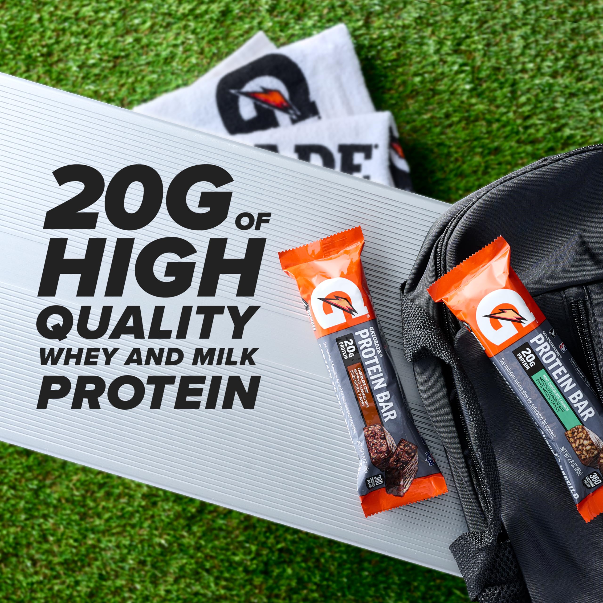 Gatorade barra en mano lista para consumir tras el entrenamiento beneficios prácticos