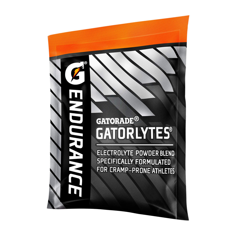 Gatorlyte frente del empaque mostrando pack de 20 y facilidad de transporte