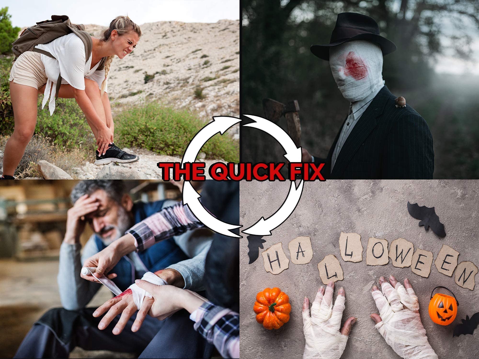 Gauze Care en botiquín doméstico listo para primeros auxilios rápidos