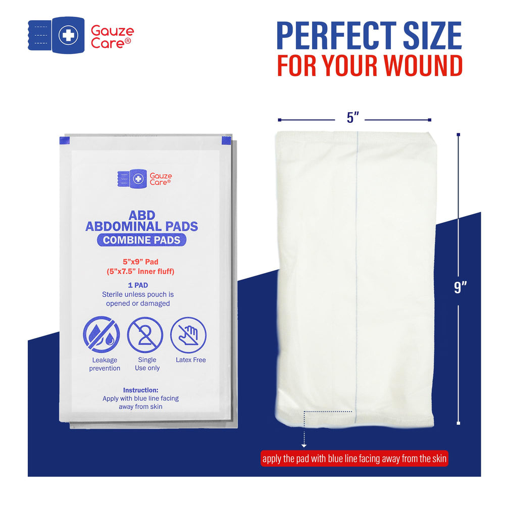 Gauze Care detalle del núcleo absorbente que maximiza retención de fluidos
