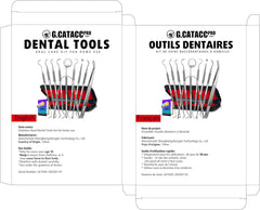 G.CATACC kit usado por viajero en mesa para higiene dental en movimiento