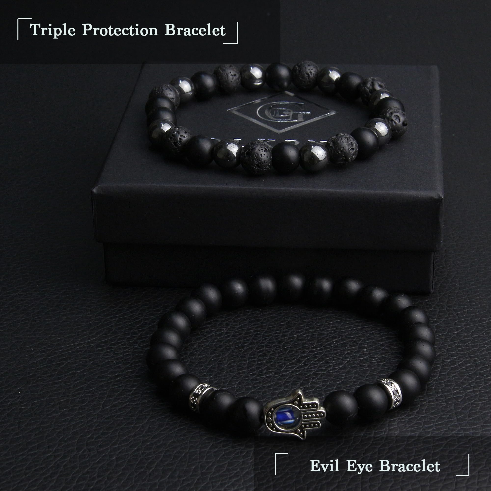 GDLKPYHS pulsera puesta en muñeca demostrando estilo versátil