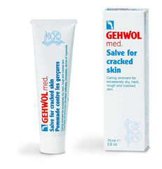 GEHWOL Med Salve frente del tubo mostrando envase y diseño profesional, hidratación durable