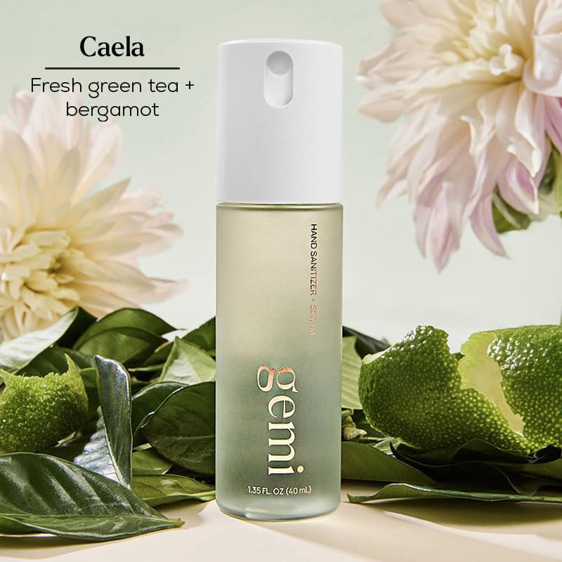 gemi Caela spray micro-mist en acción, cobertura fina y sin residuos