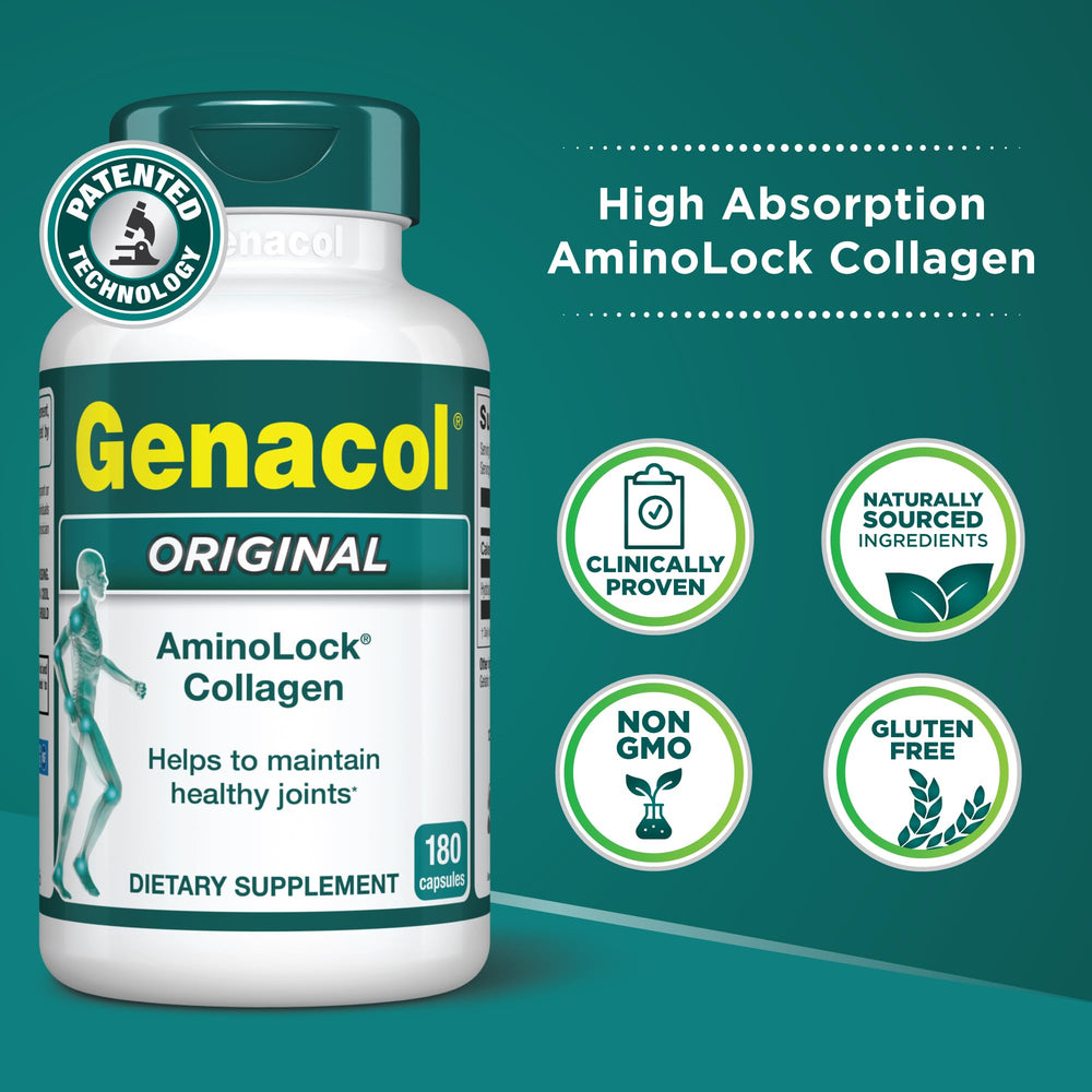 Genacol tabletas detalle que evidencian facilidad de ingestión y absorción