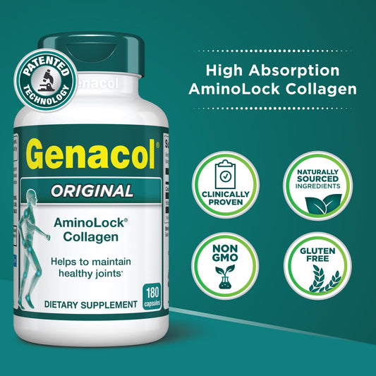 Genacol tabletas detalle que evidencian facilidad de ingestión y absorción