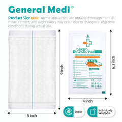 General Medi detalle de textura no tejida para contacto suave con piel y confort