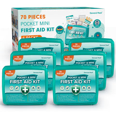 General Medi frente del pack mostrando las seis cajas y portabilidad