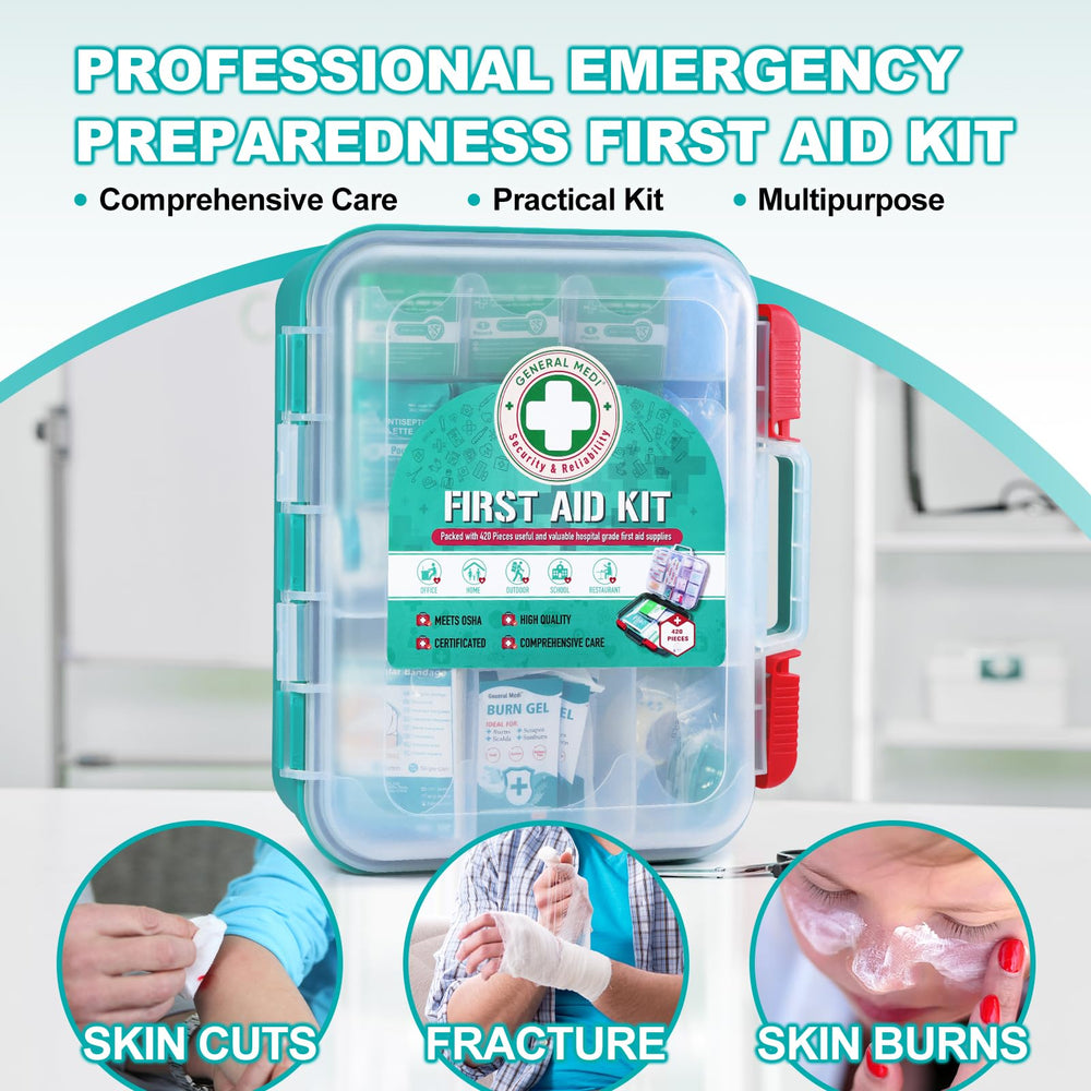 General Medi kit en coche listo para emergencias en carretera