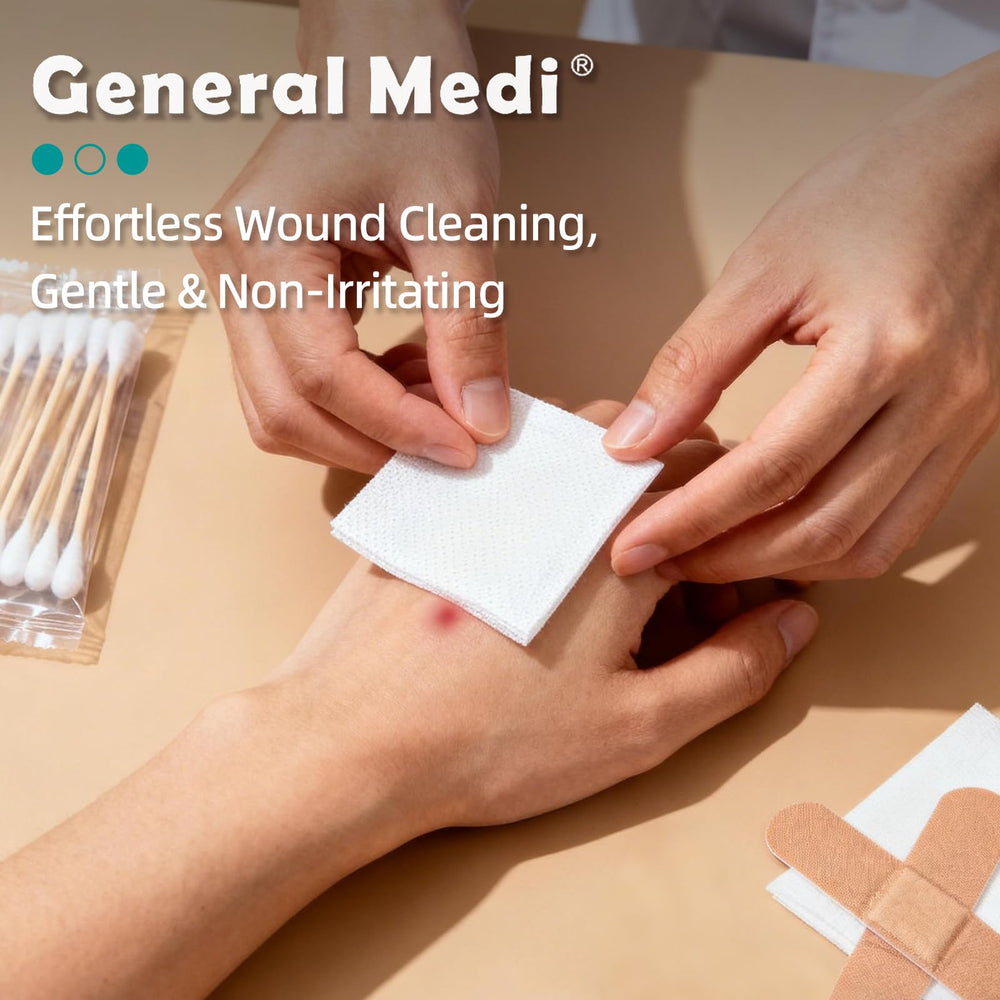 General Medi sobre individual sellado, mantiene esterilidad hasta su apertura