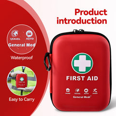 General Medi botiquín en guantera del coche, solución para emergencias en carretera