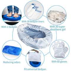 Generic almohadilla con gel absorbente mostrando rápida solidificación