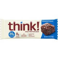 Barra Genérica Proteína Brownie Crunch sin azúcares artificiales, snack saludable.