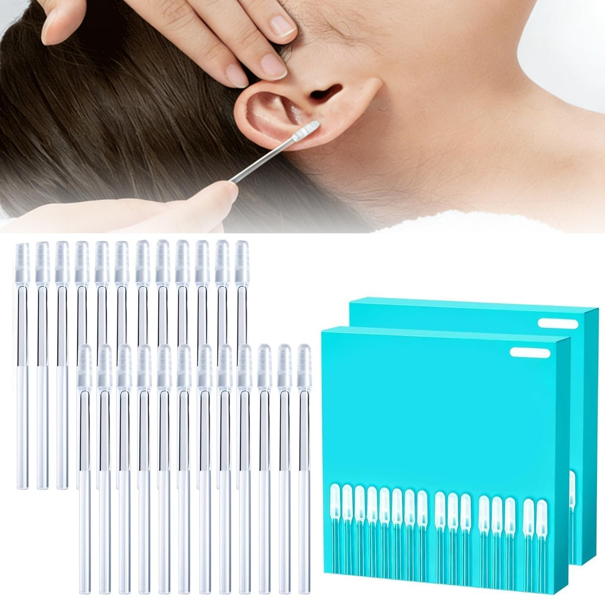 Generic paquete frontal con 48 bastoncillos, organización y conveniencia
