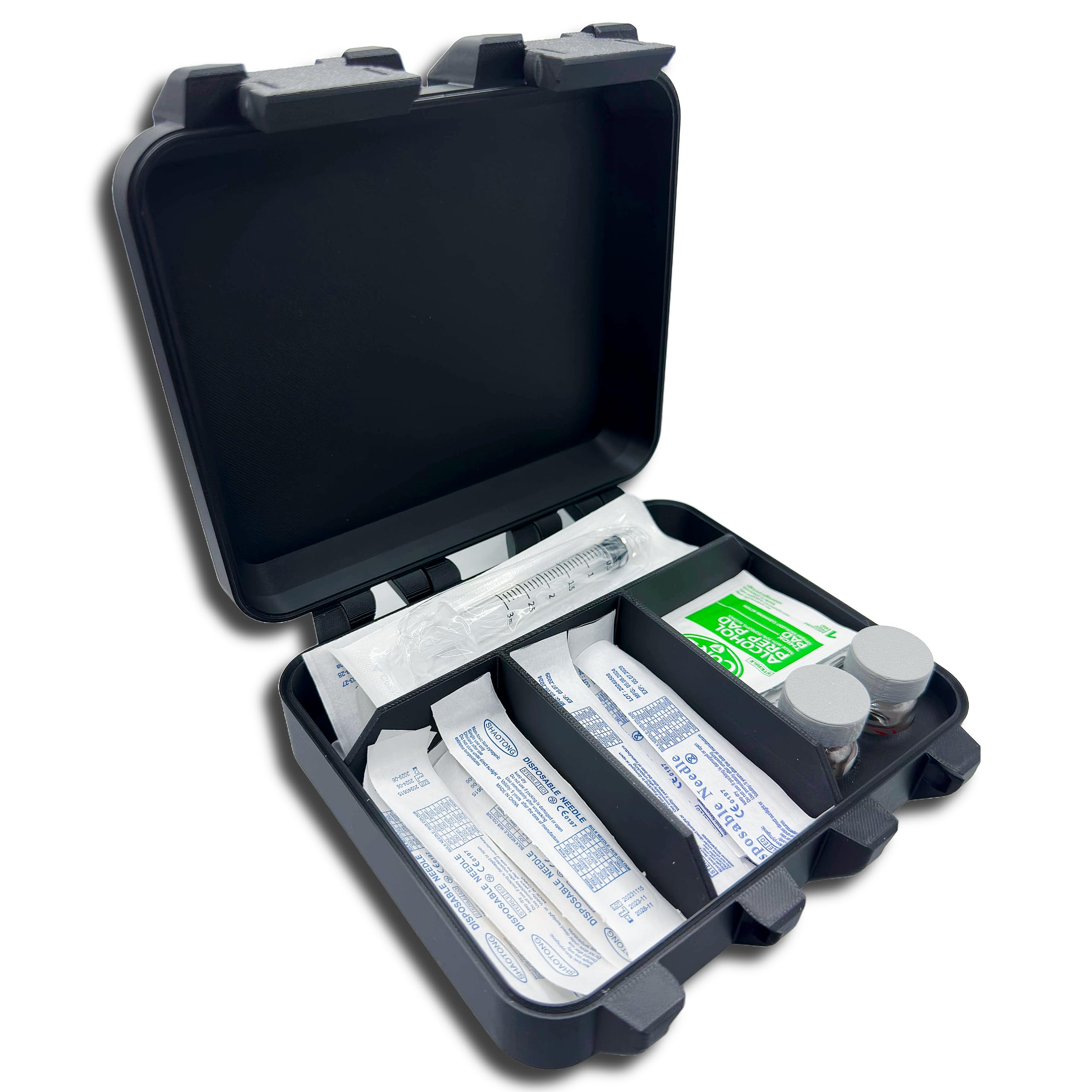 Generic dimensiones-caja-165x152x64mm: espacio bien organizado para suministros diarios.